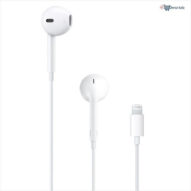 هندزفری با سیم اپل مدل EarPods کانکتور لایتنینگ